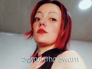 Samantha_swam